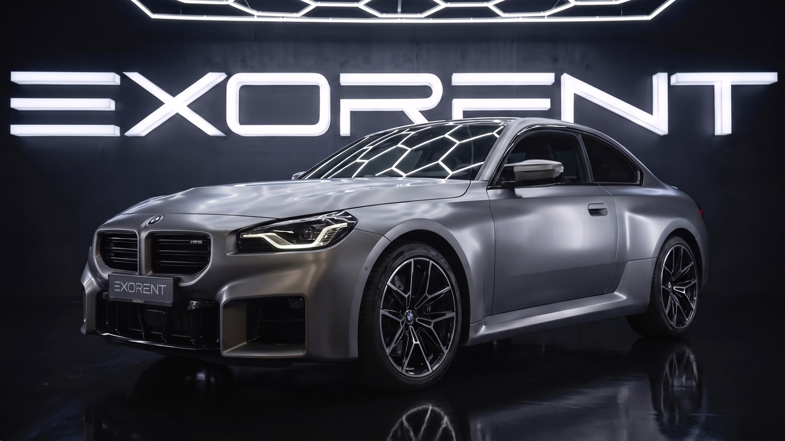 BMW M2 Mattgrau in der EXORENT-Halle