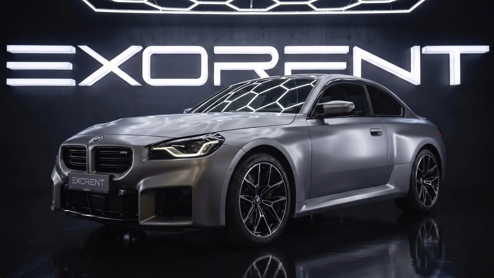 BMW M2 Mattgrau in der EXORENT-Halle